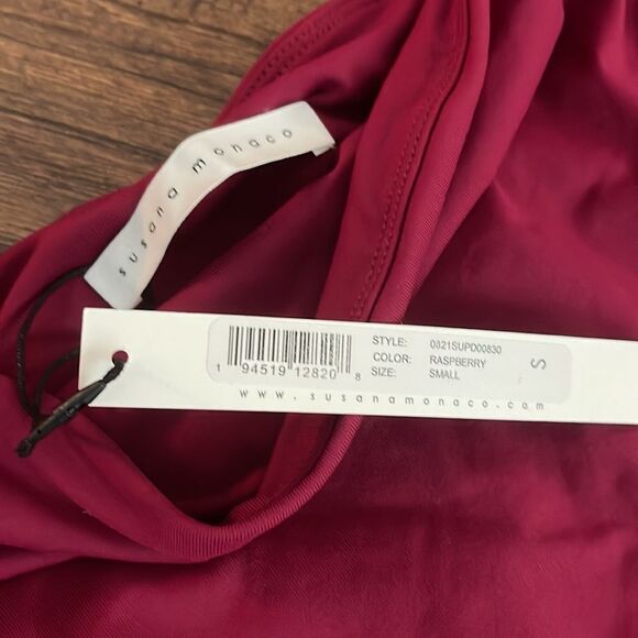 NWT Susana Monaco Off-the-shoulder Shealth Dress - size Small - Picture 5 of 5